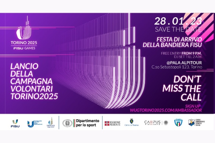 World University Winter Games - Flag Handover party in Turin