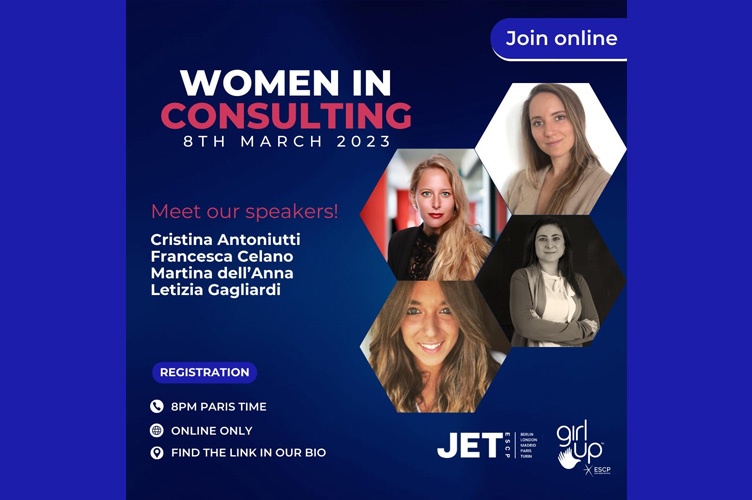 JET ESCP and Girl Up societies webinar: Women in Consulting