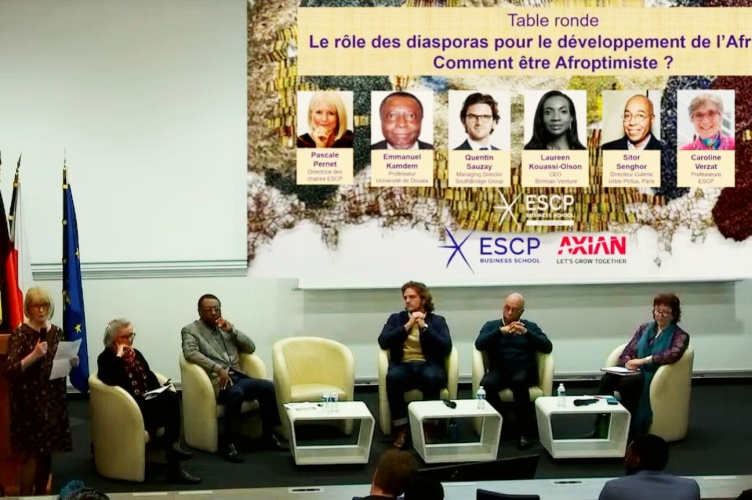Responsible Innovation in Africa Chair round table discussion at ESCP Business School with Axian