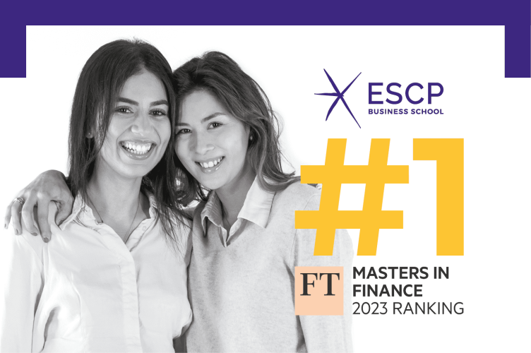 Le MS finance de ESCP Business School Classé #2 Mondial par le Financial Times (2023)