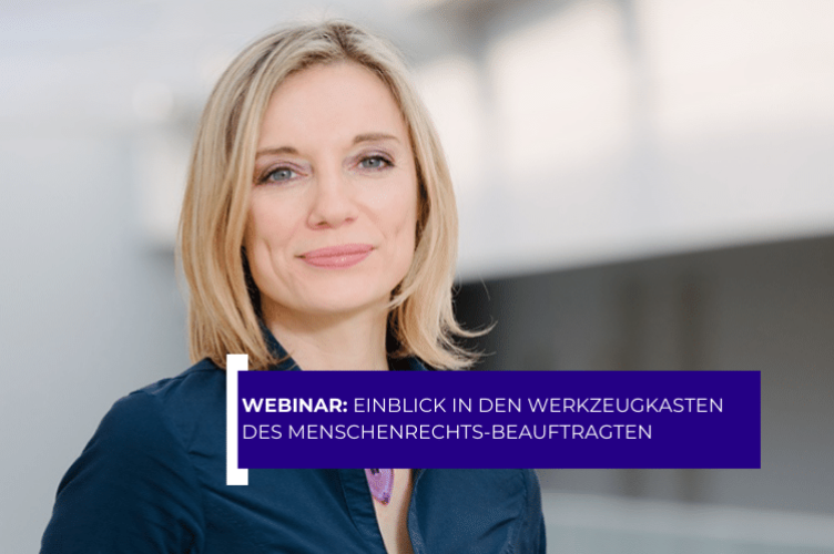 Webinar zum Lieferkettensorgfaltspflichtengesetz