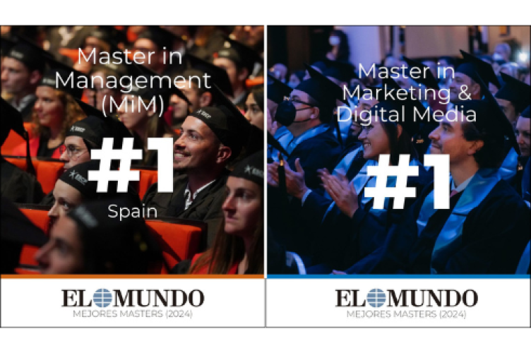 ESCP Business School Master in Management (MiM) and MSc in Marketing and Digital Media Ranked #1 in Spain by El Mundo