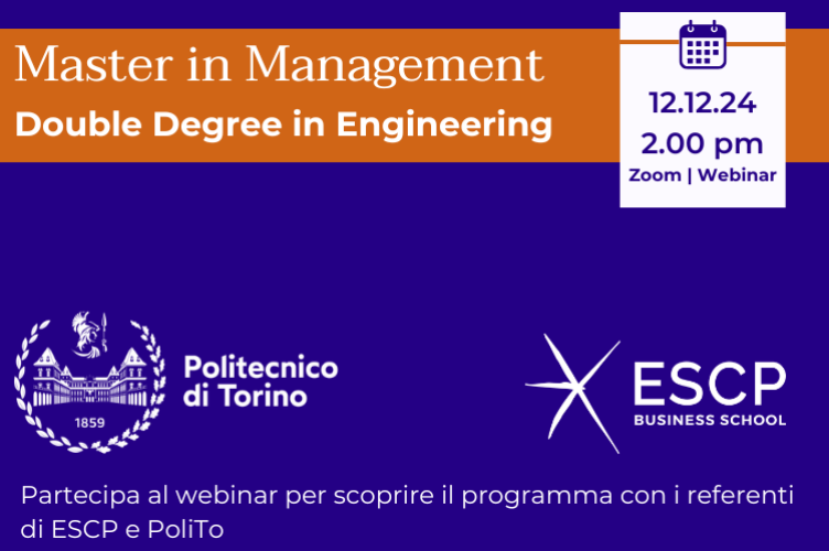 Double Degegree Polito - ESCP