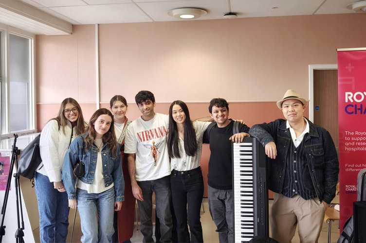 ESCP Students Bring Music & Kindness to Royal Free Hospital
