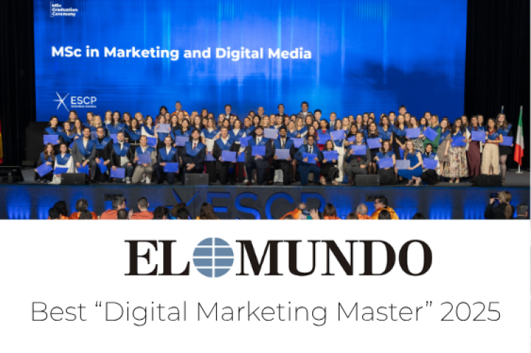 ESCP’s MSc in Marketing & Digital Media Ranked #1 in Spain for Third Year in a Row