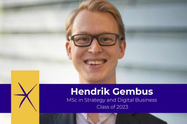 Photo of alum of ESCP's Master in Strategy and Digital Business Hendrik Gembus