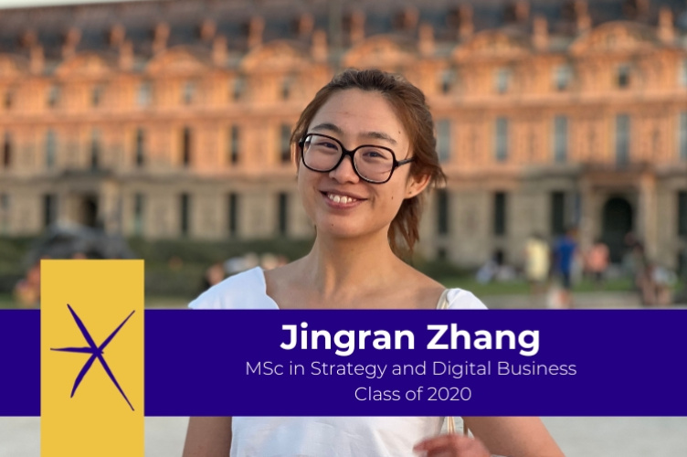 Photo of Jingran Zhang, Master in Strategy and Digital Business 
