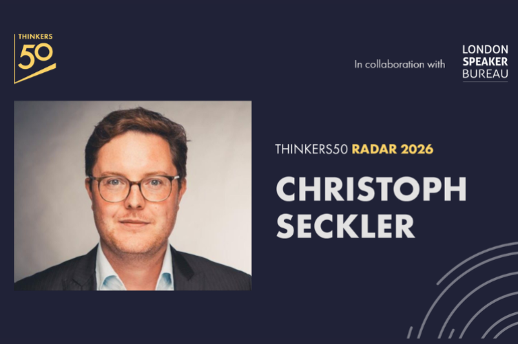 ESCP Professor Christoph Seckler named to Thinkers50 Radar List 2026