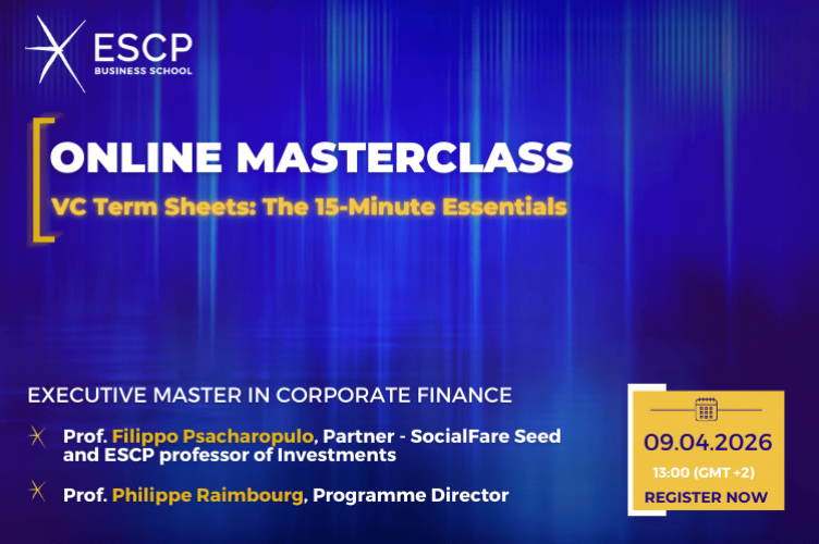 Executive Master in Corporate Finance - Masterclass