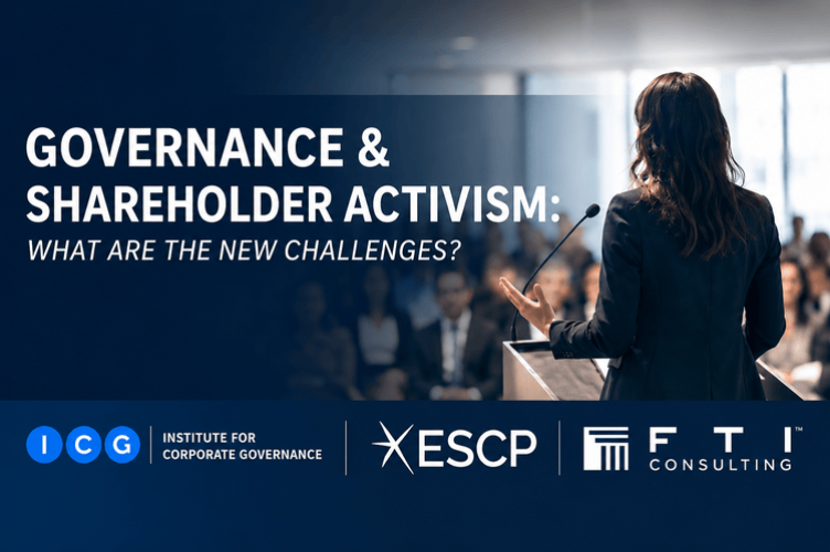 Governance & stakeholders activism: what are the new challenges