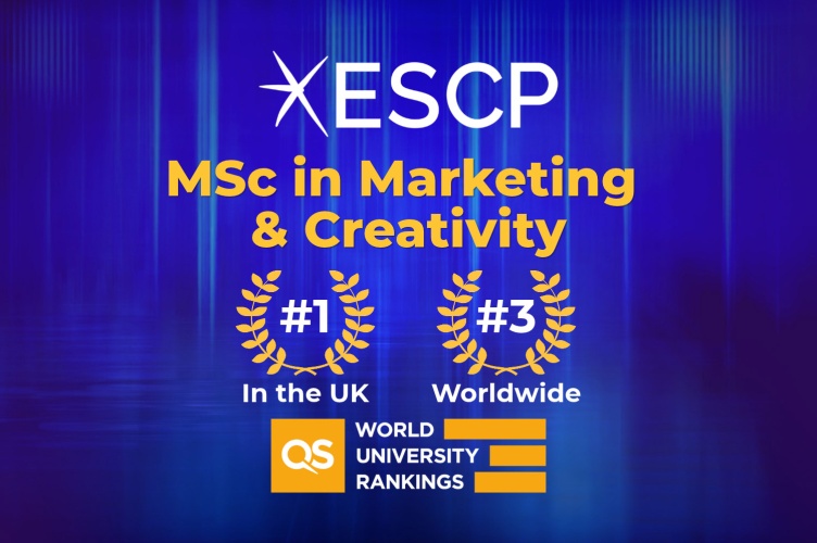 ESCP’s MSc in Marketing & Creativity Maintains Top 3 Worldwide Ranking