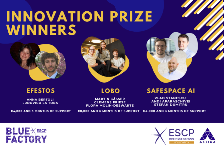 Meet the 2026 Blue Factory Innovation Prize winners