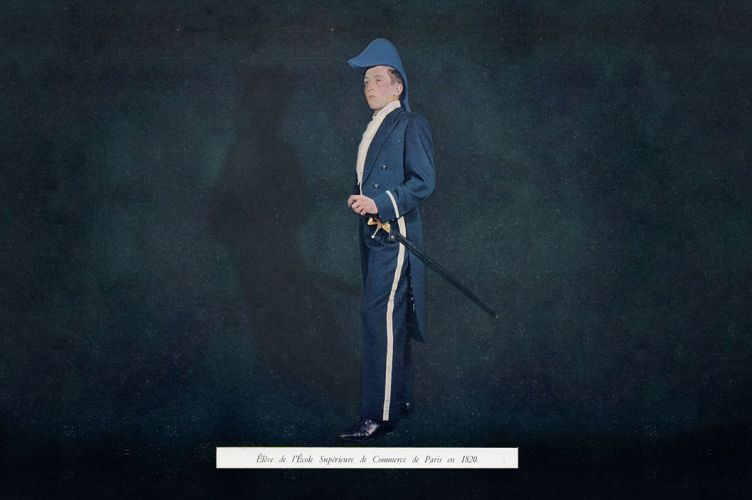 Students at the school wore uniforms, ESCP