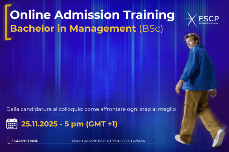Bachelor in Management (BSc) - Online Admission Training - September 2025