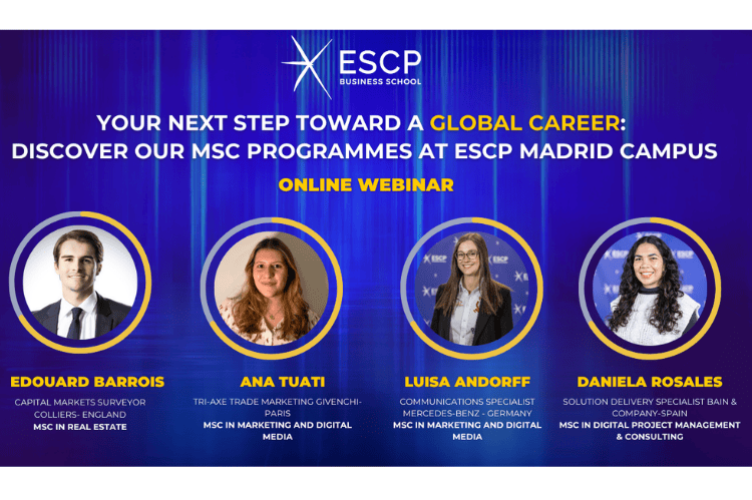 Discover ESCP Madrid MSc Programmes – Global Career Webinar