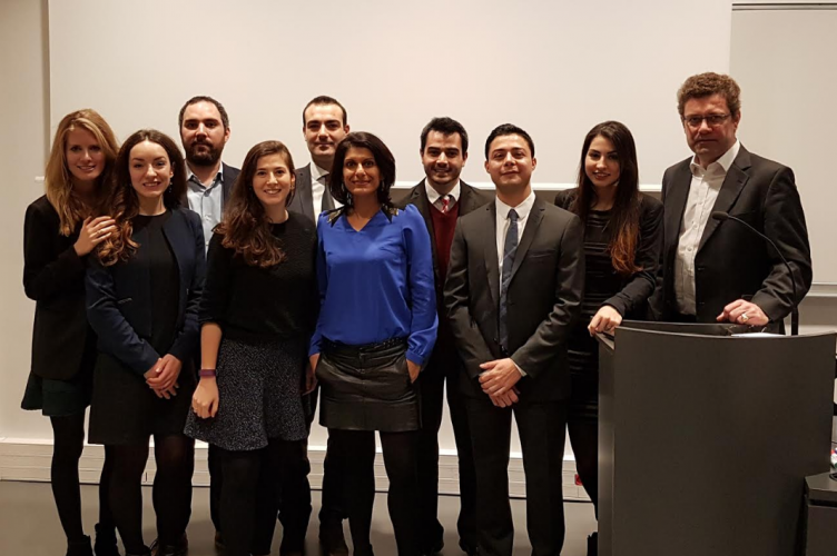 Final step for the MBA in IM students involved in the Solvay Company Consultancy Project