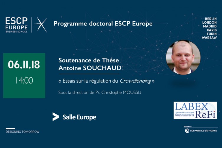 Soutenance de Thèse de Doctorat : Essais sur la régulation du crowdlending