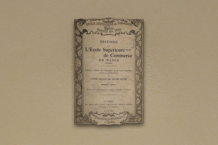Creation of "Union amicale des anciens elèves", ESCP.