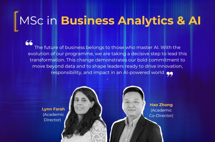 ESCP’s MSc in Big Data and Business Analytics becomes the MSc in Business Analytics & AI
