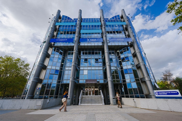 Facade of ESCP Business School's Champerret campus
