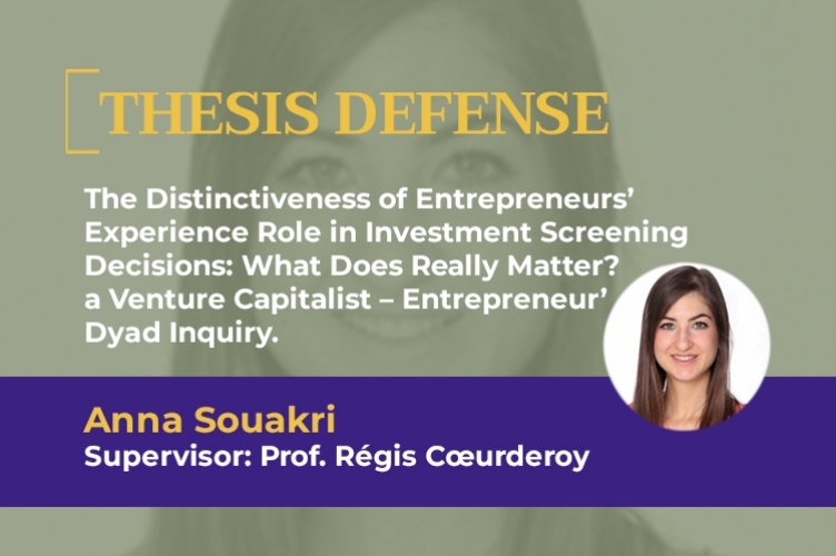PhD Thesis Defense : Anna Souakri - ESCP Business School