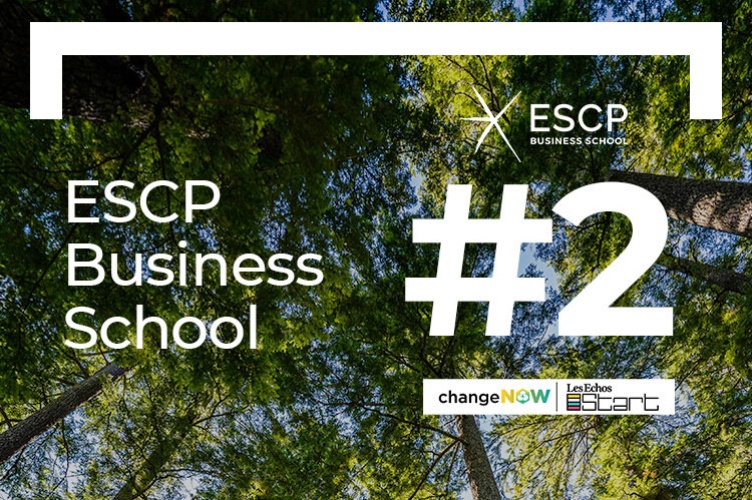 ESCP ranked #2 in the ChangeNOW Les Echos ranking of schools committed to ecological and social transition!