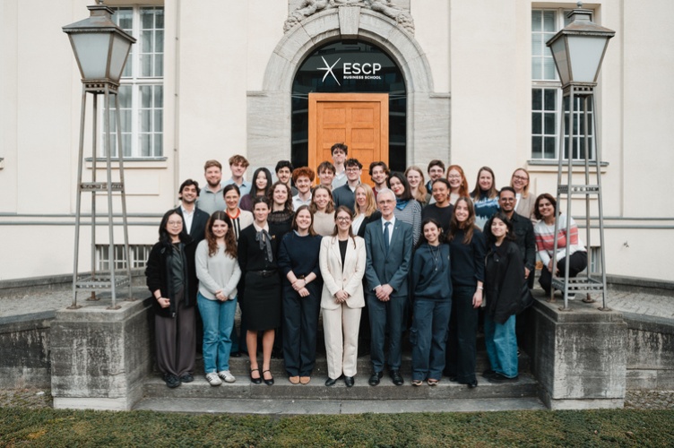 French Minister for Gender Equality and Fight against Discriminations Aurore Bergé at ESCP Berlin