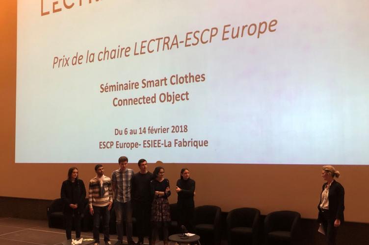 Des étudiants du MiM récompensés par la Chaire Lectra, Mode et Technologie, ESCP
