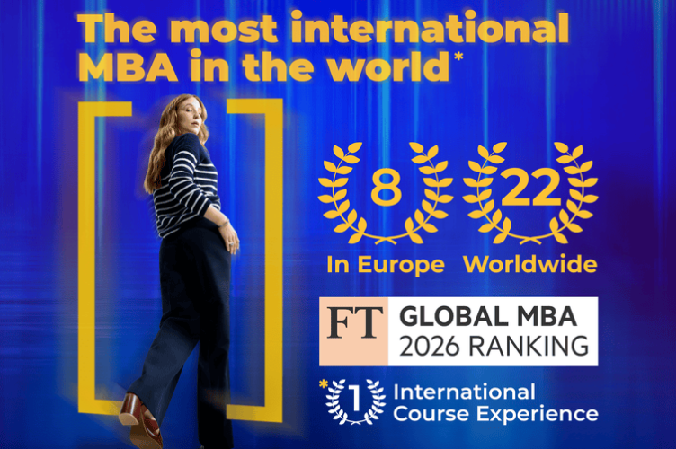 ESCP ranks 8th in Europe and 22nd worldwide in the Financial Times Global MBA ranking