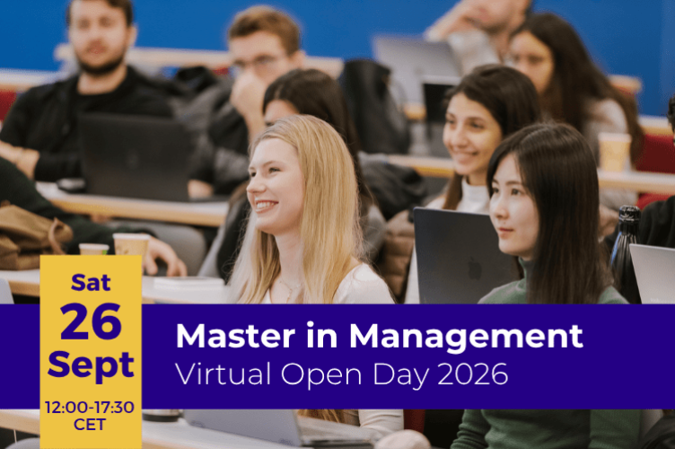 Master in Management | Virtual Open Day 2026