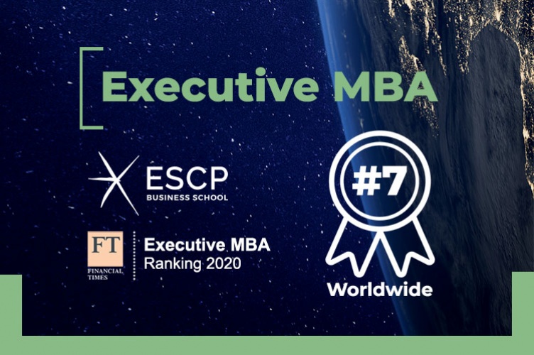 Le Financial Times classe ESCP Business School 7e mondial pour son EMBA