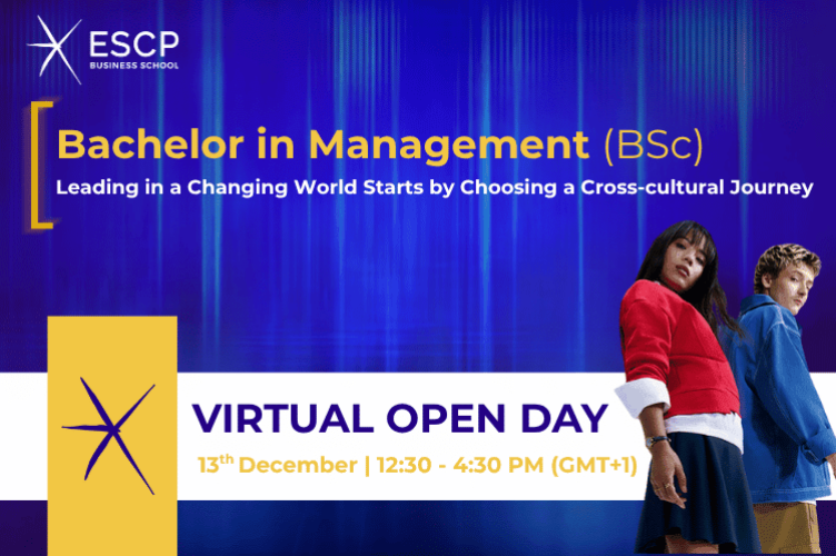 Online Event Bachelor in Management (BSc)  Virtual Open Day 2025