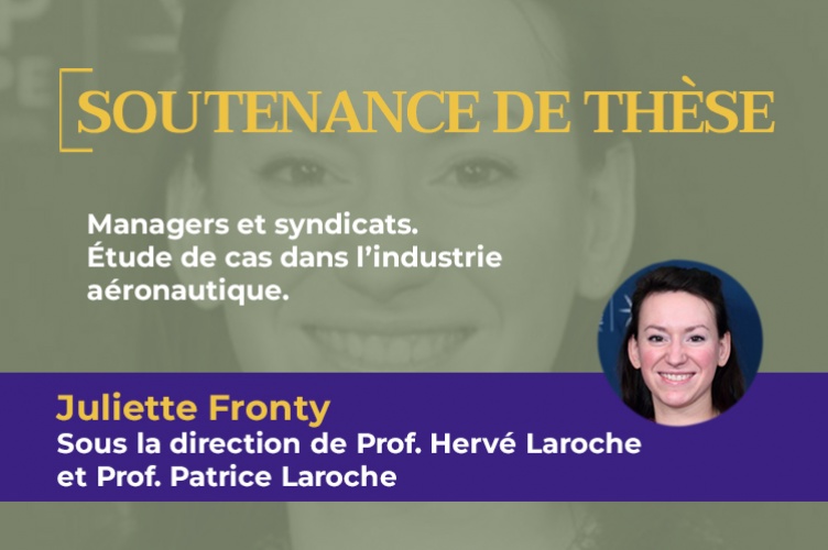 Soutenance de thèse Juliette Fronty