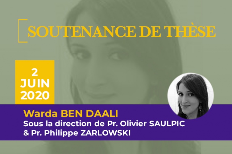 Soutenance de thèse : Warda Ben Daali - ESCP Business School