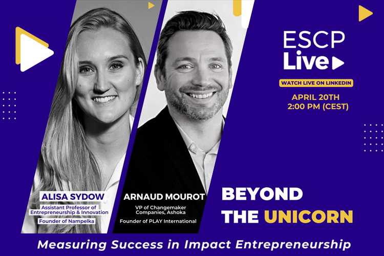 Alisa Sydow and Arnaud Mourot, experts from the ESCP community