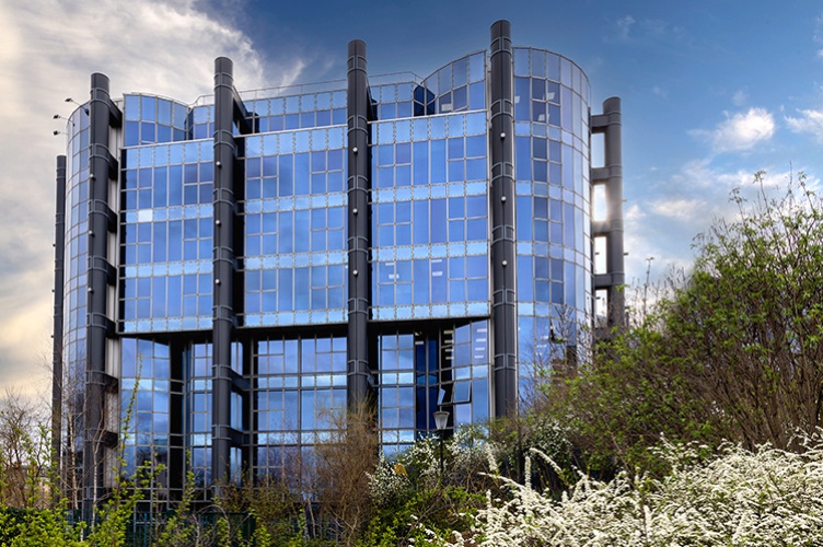 Vue du campus de Champerret à Paris