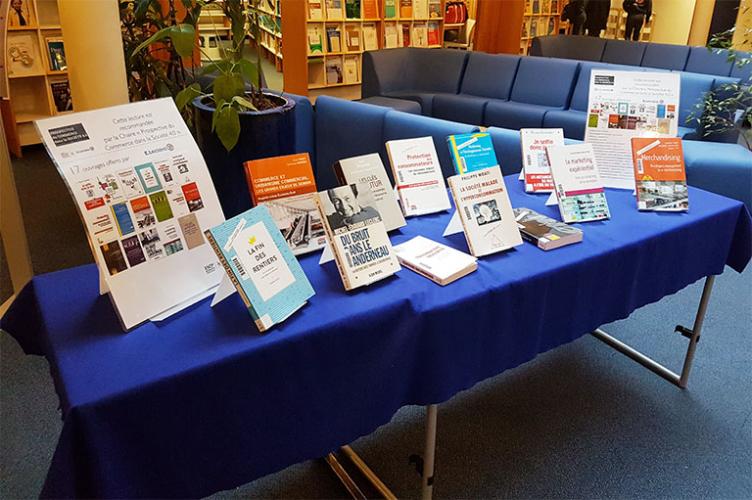La selection de livre de la Chaire Prospective du commerce dans la société 4.0 avec E.Leclerc