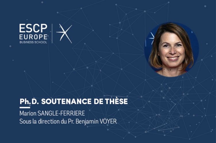 Bannière, soutenance de thèse Marion Sangle-Ferriere, ESCP