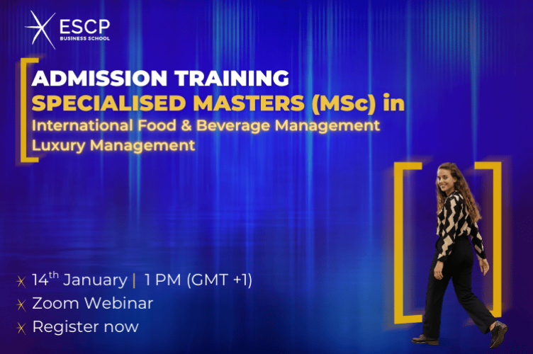 MSc Admission Training online ESCP