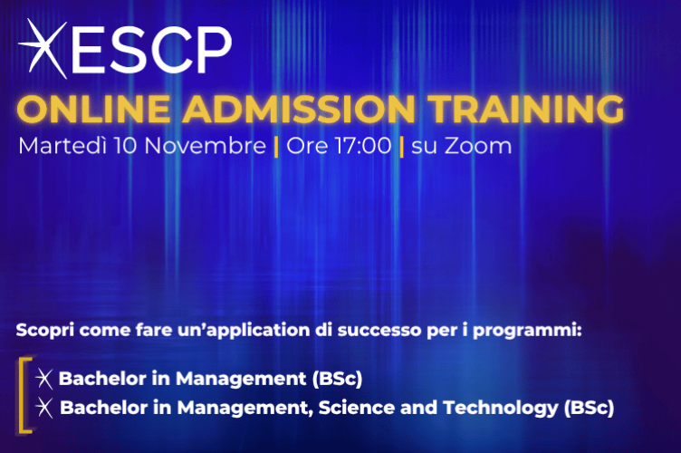 BSc ESCP - Online Admission Training