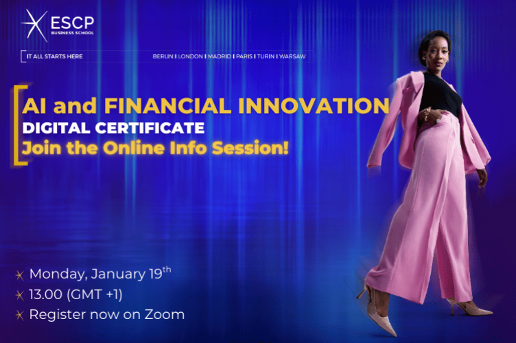 Online Info Session - Certificate AI and Financial Innovation