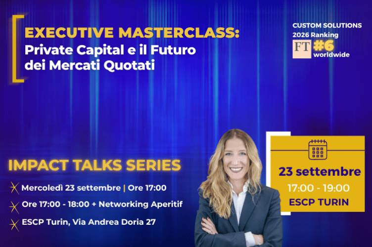Executive Masterclass - Silvia Dalla Fontana