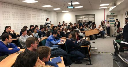 ESCP Finance Society event at the London campus