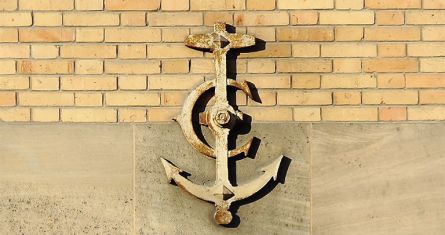 Navy Anchors on the walls, ESCP, Paris Campus / République