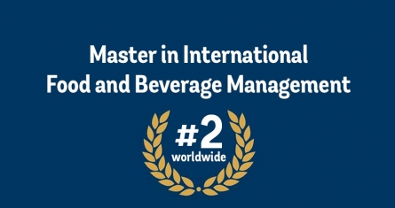 ESCP Master in International Food and Beverage Management has been ranked 2nd worldwide ESCP Master in International Food and Beverage Management has been ranked 2nd worldwide