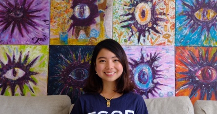 Jo Bautista & her paintings