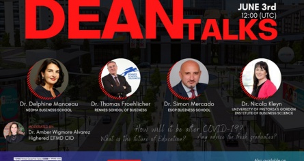 The Future of Education: Perspective from ESCP Students and Dean participating in the EFMD-HigherEd Virtual Careers Fair