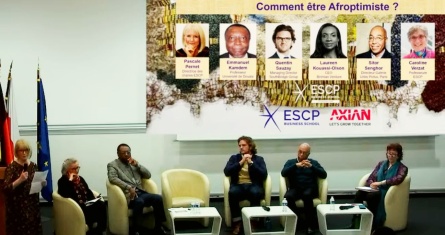 Responsible Innovation in Africa Chair round table discussion at ESCP Business School with Axian