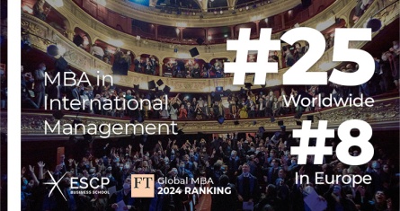 ESCP Business School ranks 25th in the latest Financial Times global MBA ranking