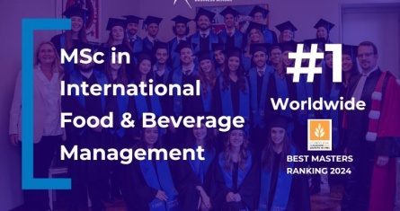 ESCP MSc in International Food & Beverage Management ranks 1st in the Eduniversal Best Masters Ranking 2024